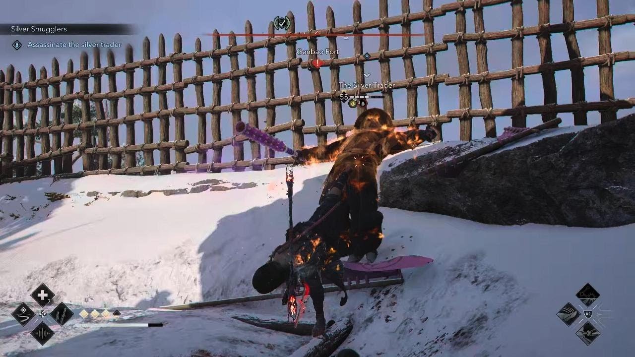 Assassin's Creed Shadows (Expert) / Genbao Fort - Assassinate the Silver Trader