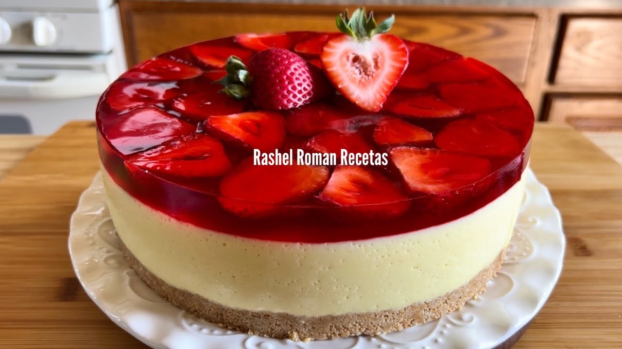 Postre con gelatina de limón cremosa/sobremesa fácil 😋