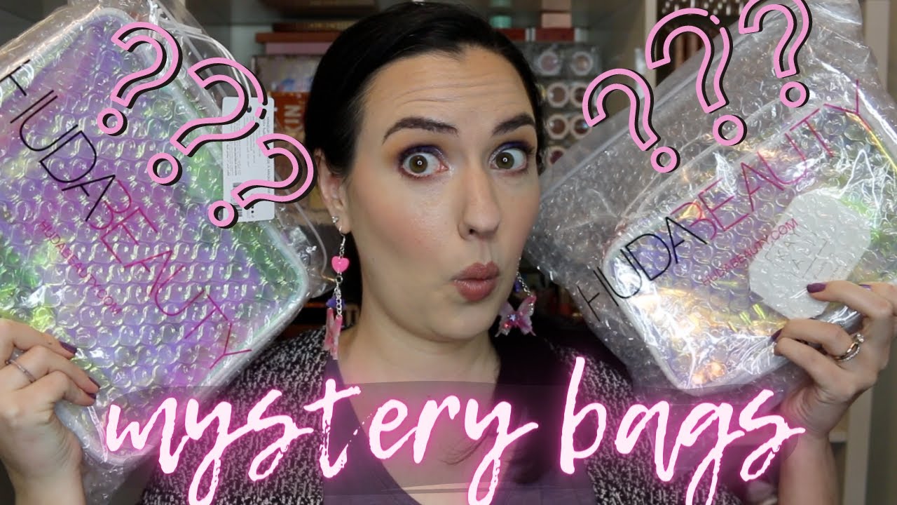 HUDA Beauty Mystery Bags 2021 Are They Worth It? | Unboxing Small + Large MYSTERY BAGS!