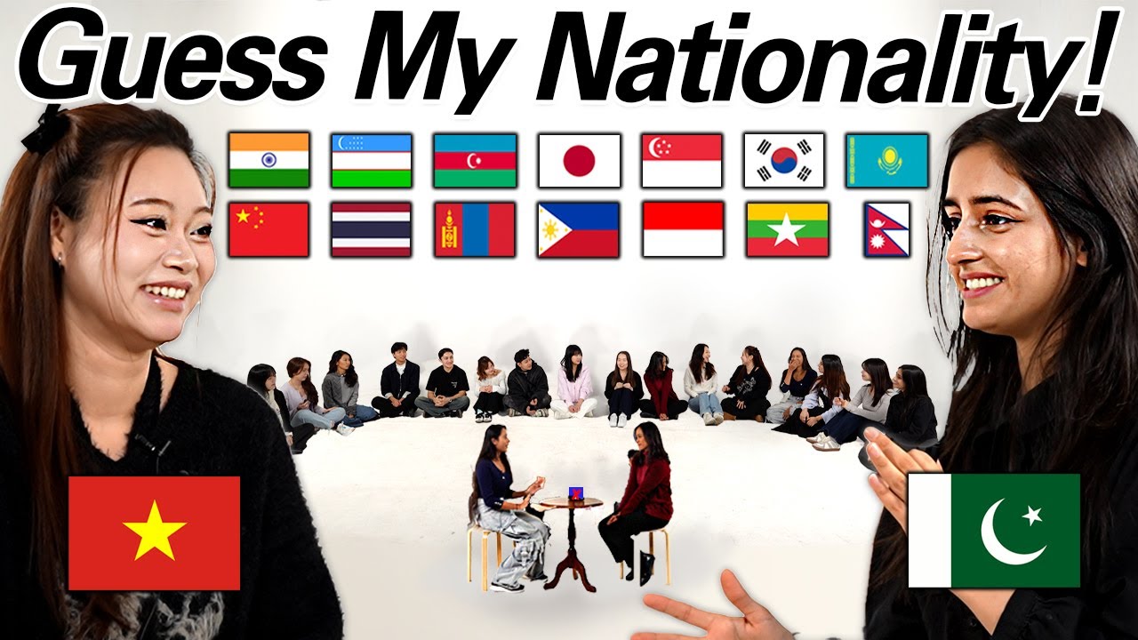 17 Asians Try to Guess Each Other’s Nationality! l Impossible Challenge!