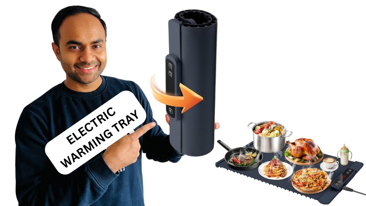 BULAGE Electric Warming Plate |  Food Warmer | Electric Buffet Warmer | Fast & Foldable Food Warmer!