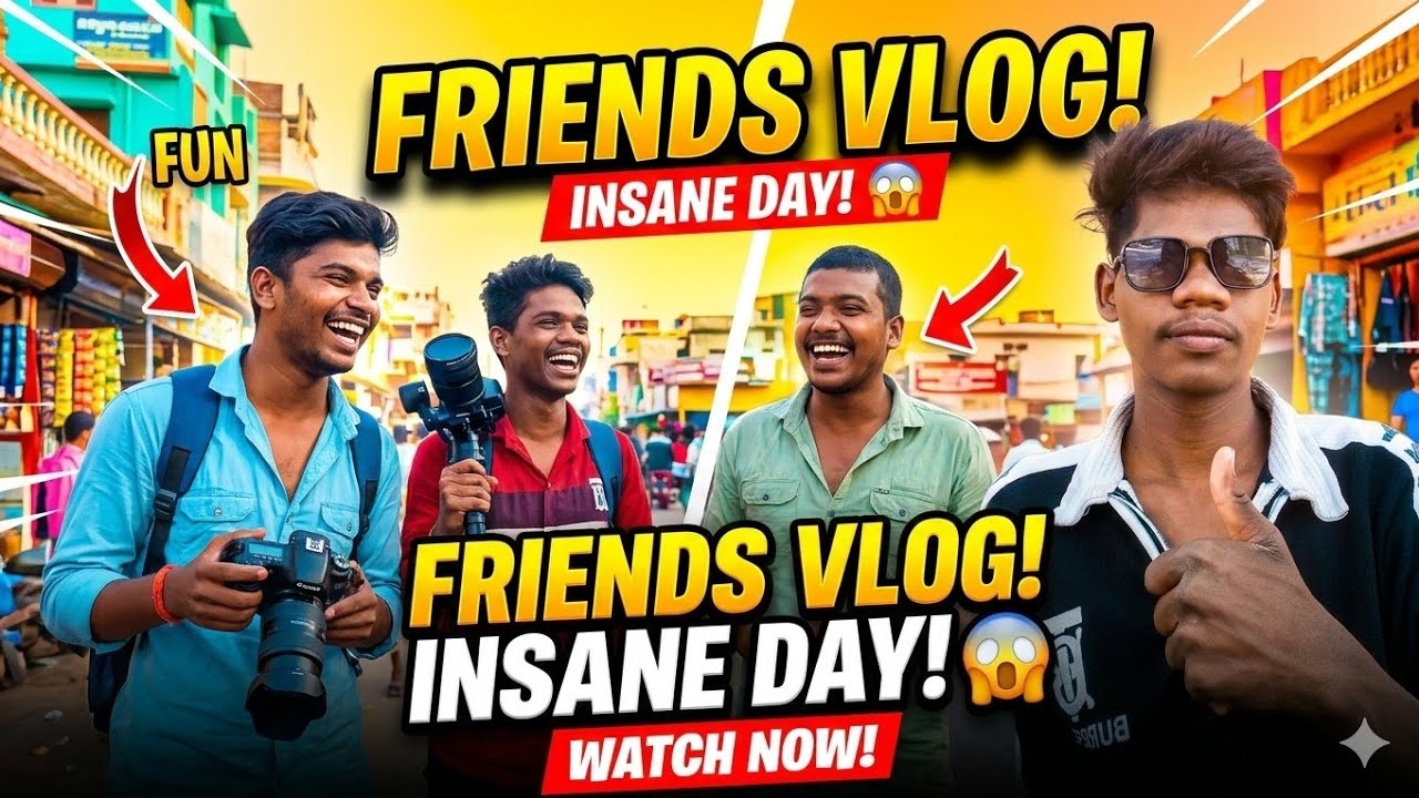 Friends vlogging and shooting full funny moments 😆