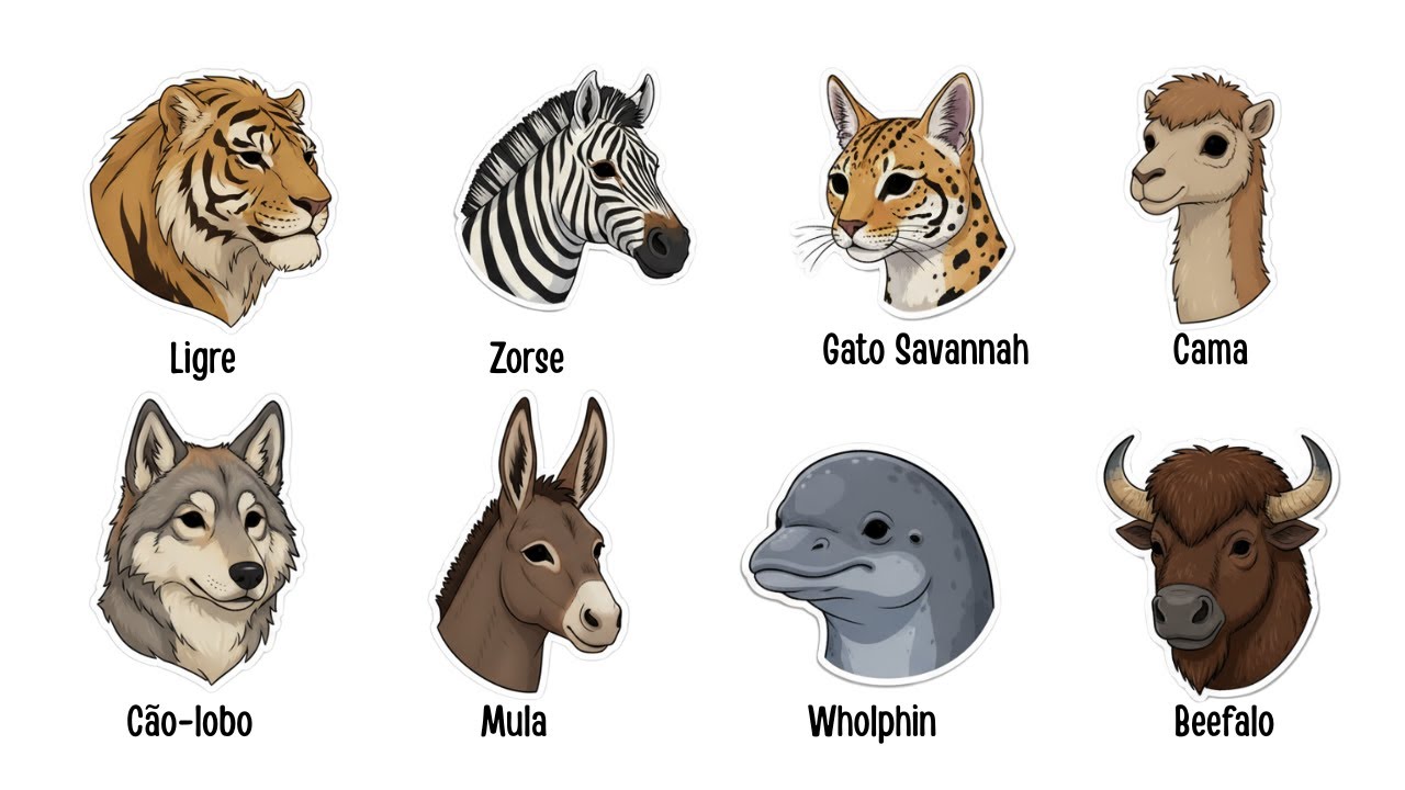 Cada Híbrido Animal Explicado em 13 Minutos