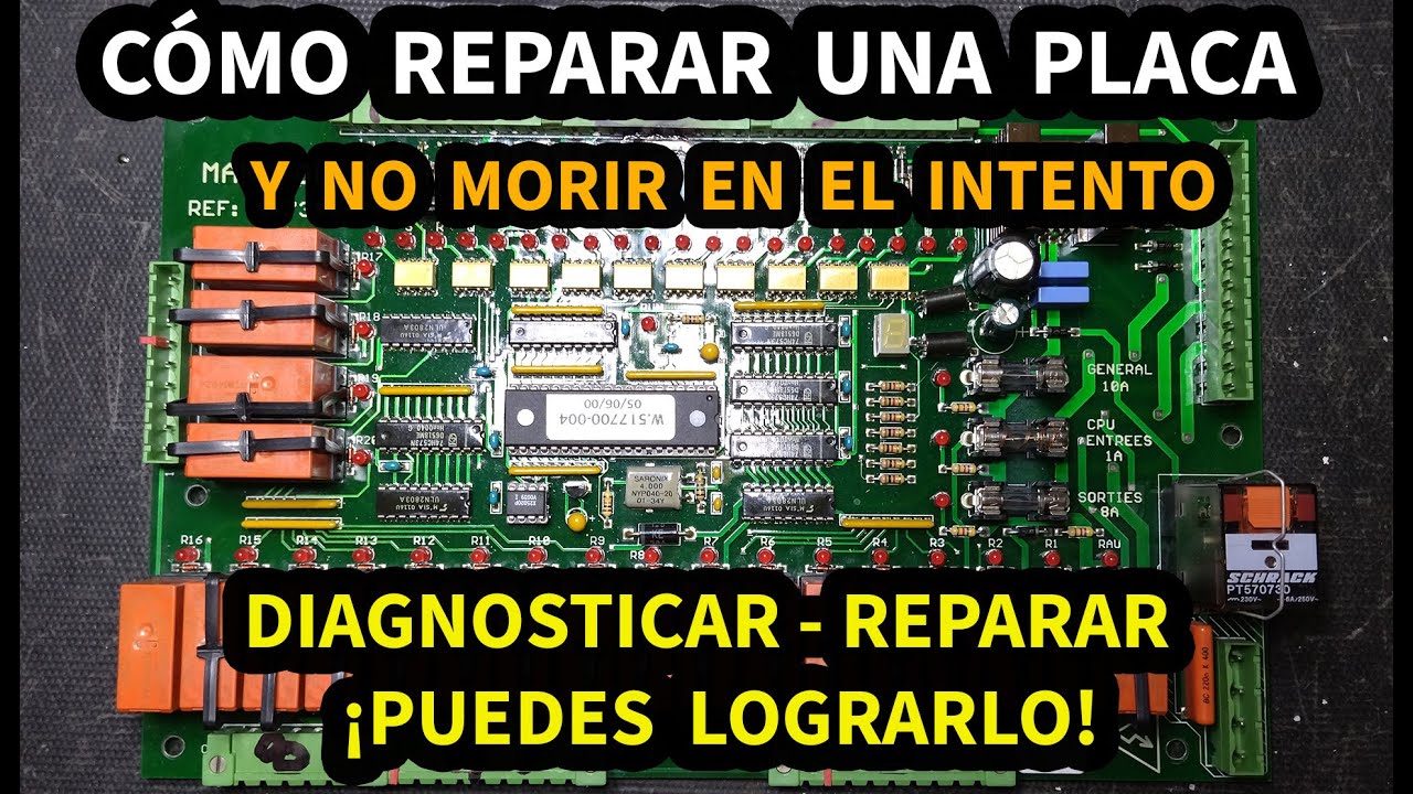 Cómo reparar un circuito electrónico | Diagnóstico y reparación