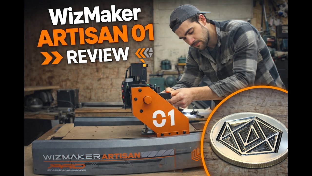 WizMaker Artisan 01 – Hands-On Review of a Precision Desktop CNC