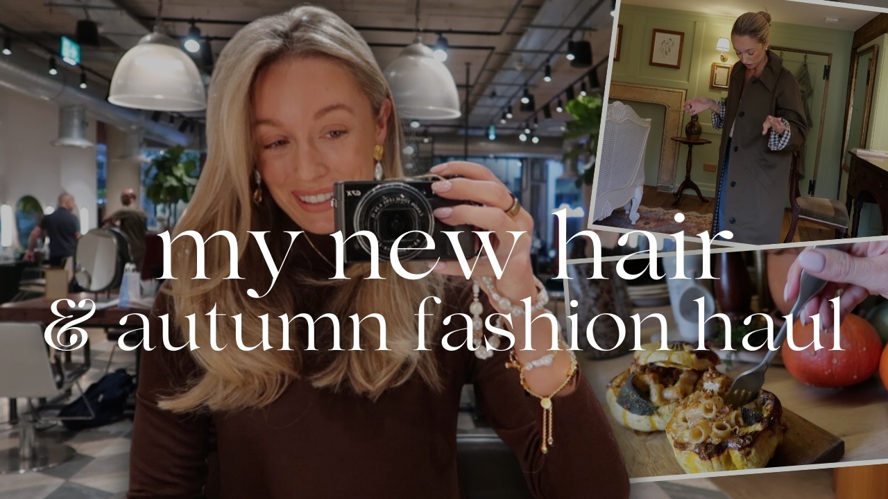 OCTOBER COSY VLOG 🍂 🌰 MAKING PUMPKIN MAC & CHEESE + SEZANE AUTUMN HAUL  🎃
