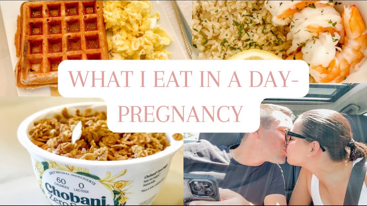 What I Eat In A Day (While Pregnant)/VLOG!