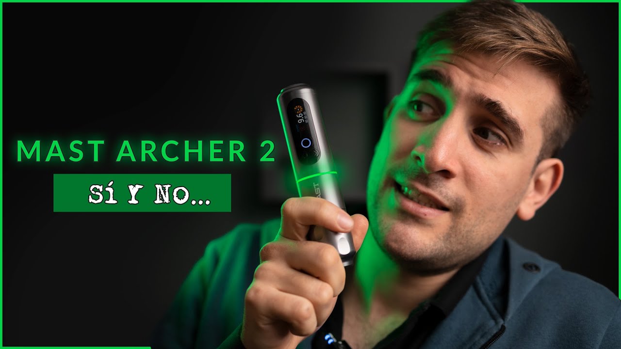 Maquina de tatuar rotativa tipo PEN MAST ARCHER 2 ! Te cuento mi opinión!