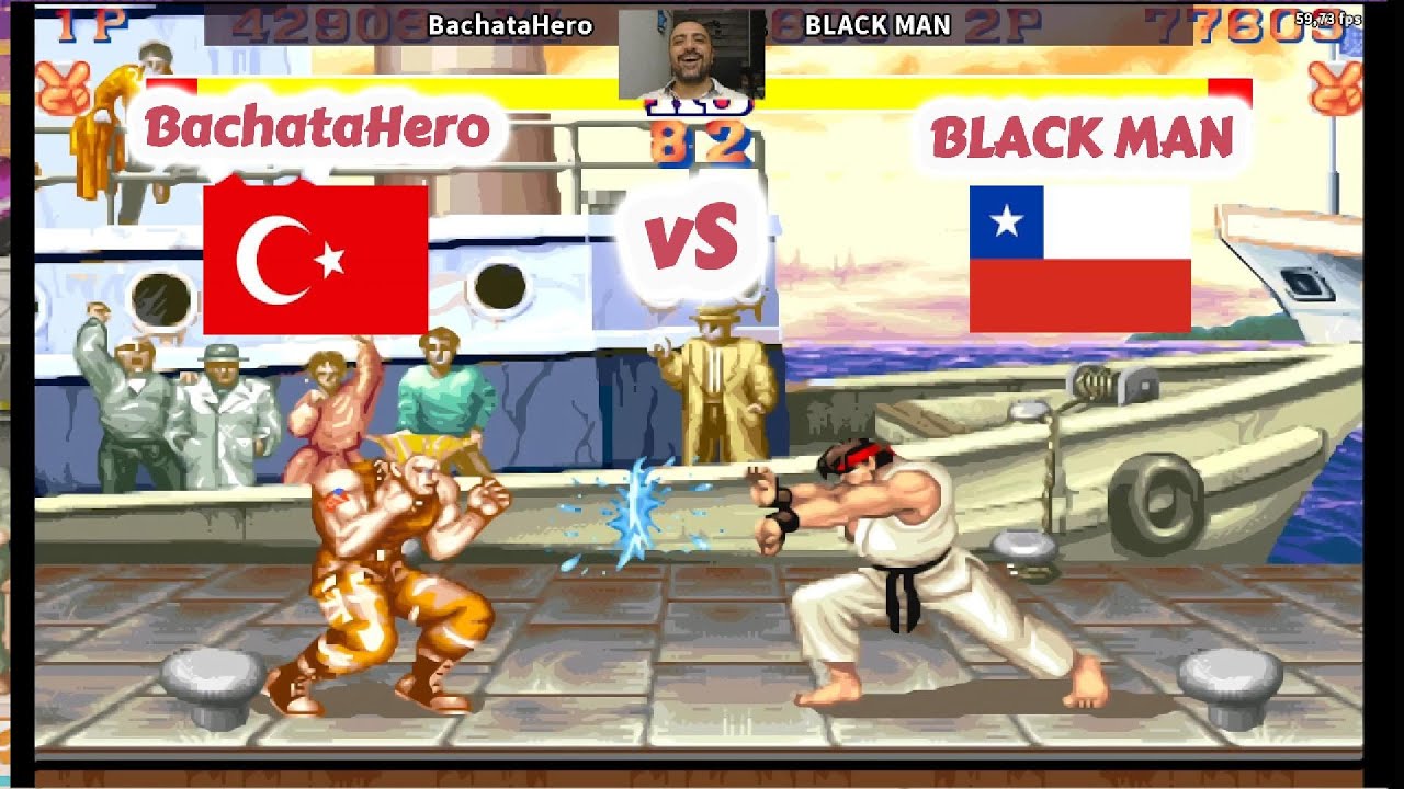 Street Fighter II: Champion Edition - BachataHero vs BLACK MAN - FT5 1080P - 12.01.2026