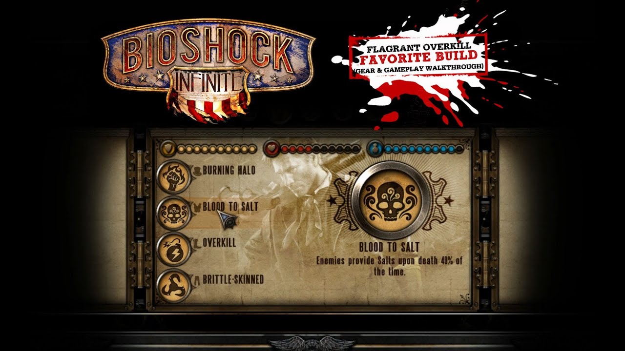 BioShock Infinite Flagrant Overkill Build (Kill Patriots & Sirens EASY)