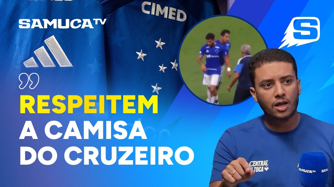 ATITUDES DE JOGADORES DO CRUZEIRO GERAM QUESTIONAMENTOS NA SAMUCA TV