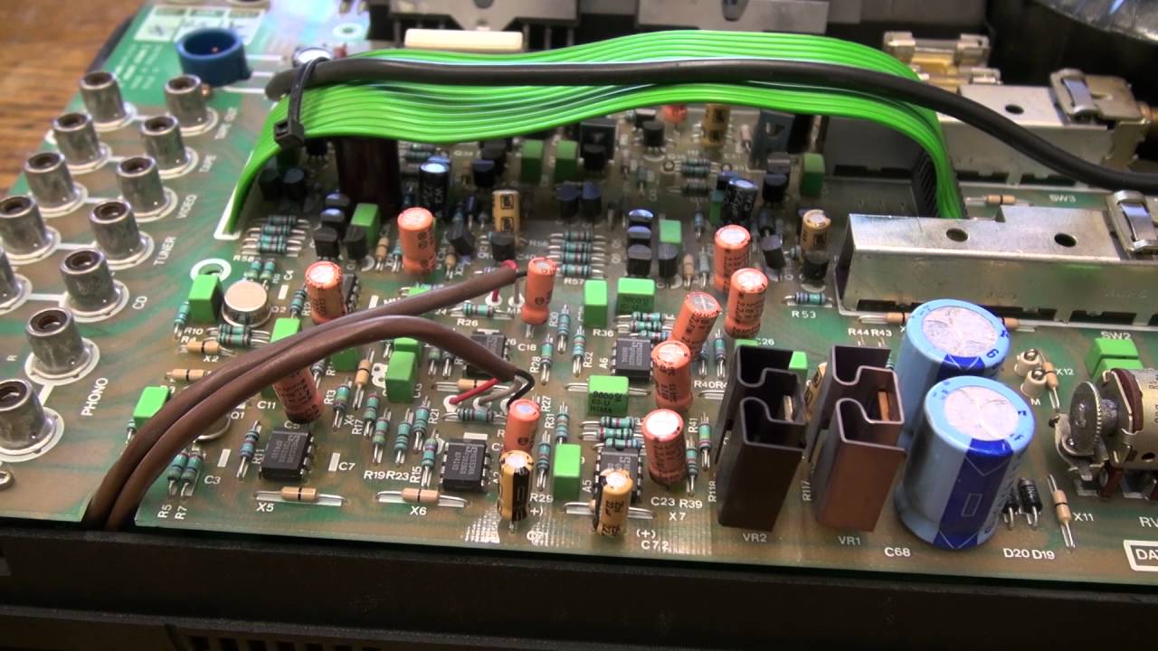 Cyrus Two Amplifier Replacing Bipolar Capacitors