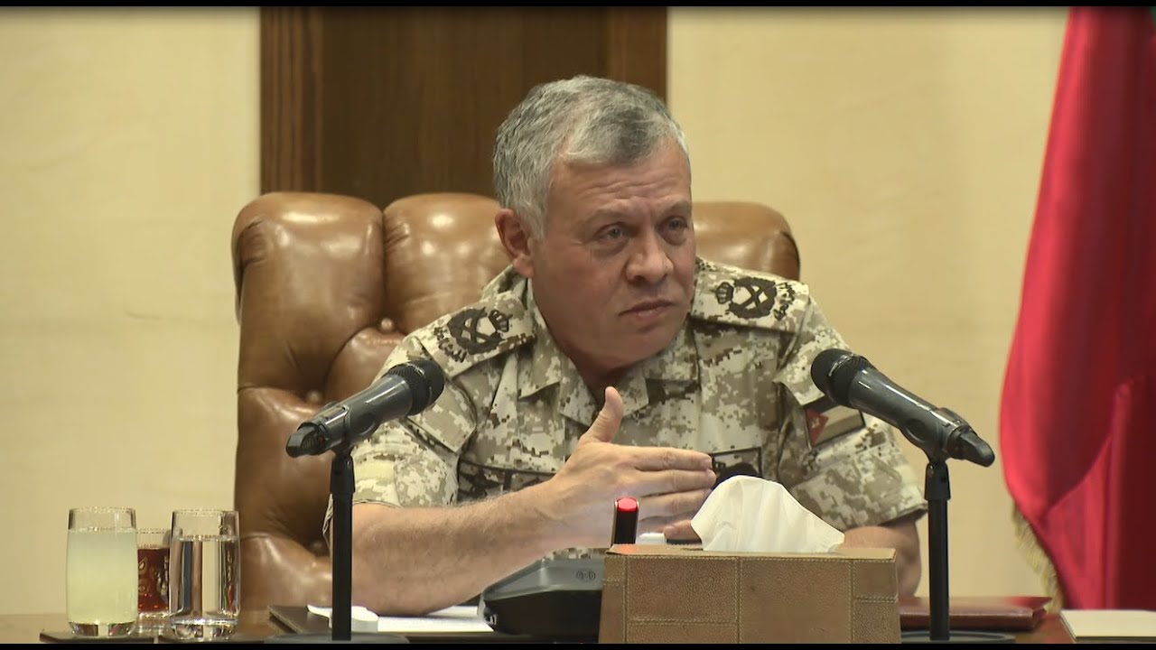 حديث جلالة الملك عبدالله الثاني في القيادة العامة للقوات المسلحة
