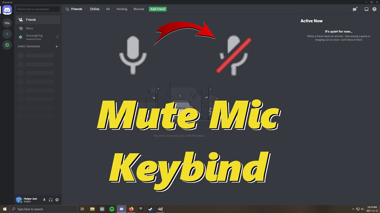Как настроить переключение клавиш в Discord