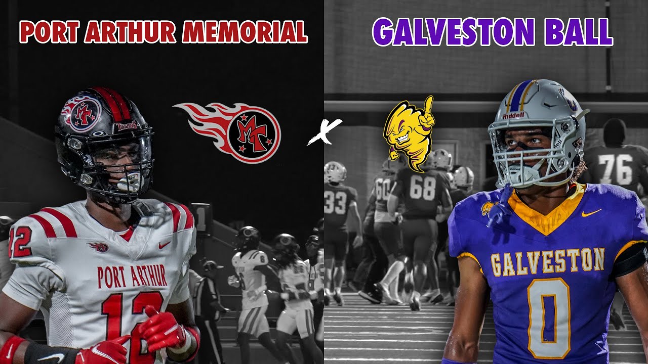 5A STATE RANKED RIVALRY Port Arthur Memorial vs Galveston Ball 2024 Texas High School Football