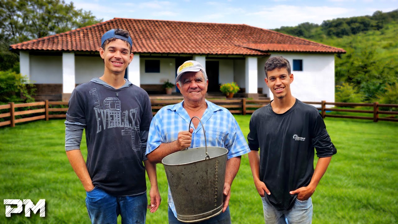 NETOS QUE ESCOLHERAM O CAMPO PARA CONTINUAR A HISTÓRIA DA FAMÍLIA