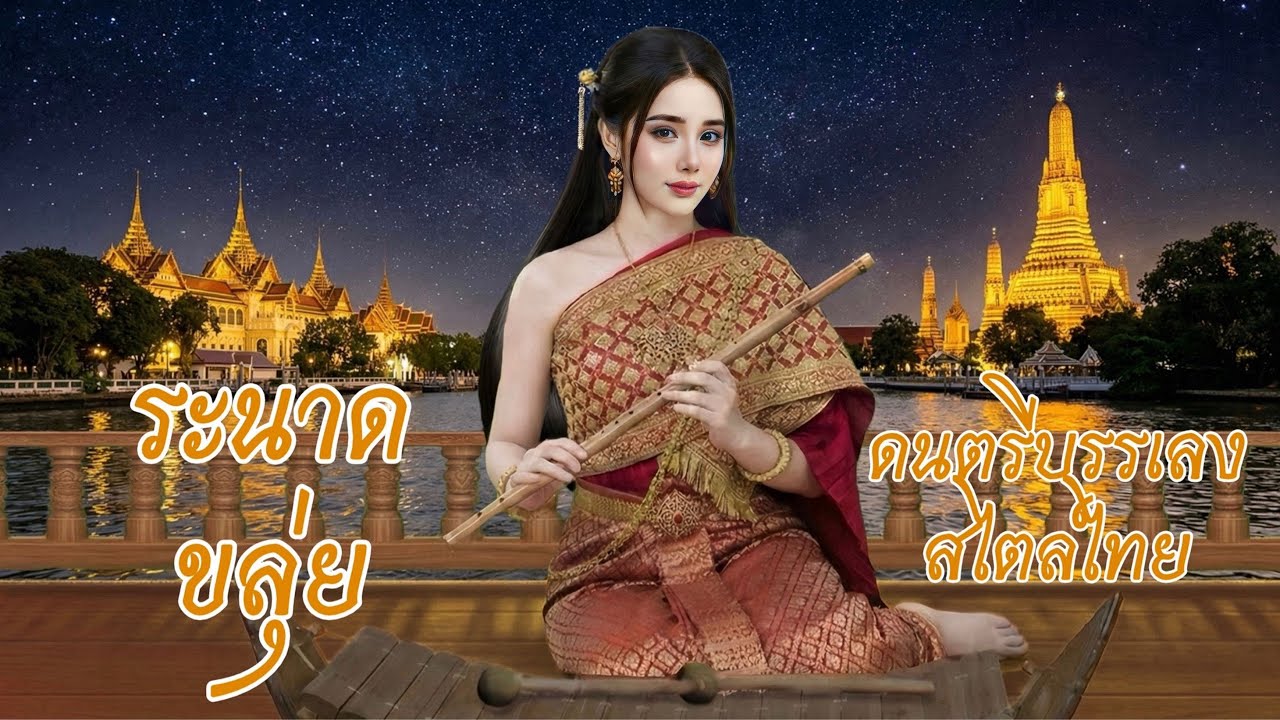 ระนาด ขลุ่ย ดนตรีบรรเลง ผ่อนคลาย สไตล์ไทย #ดนตรีบำบัด 