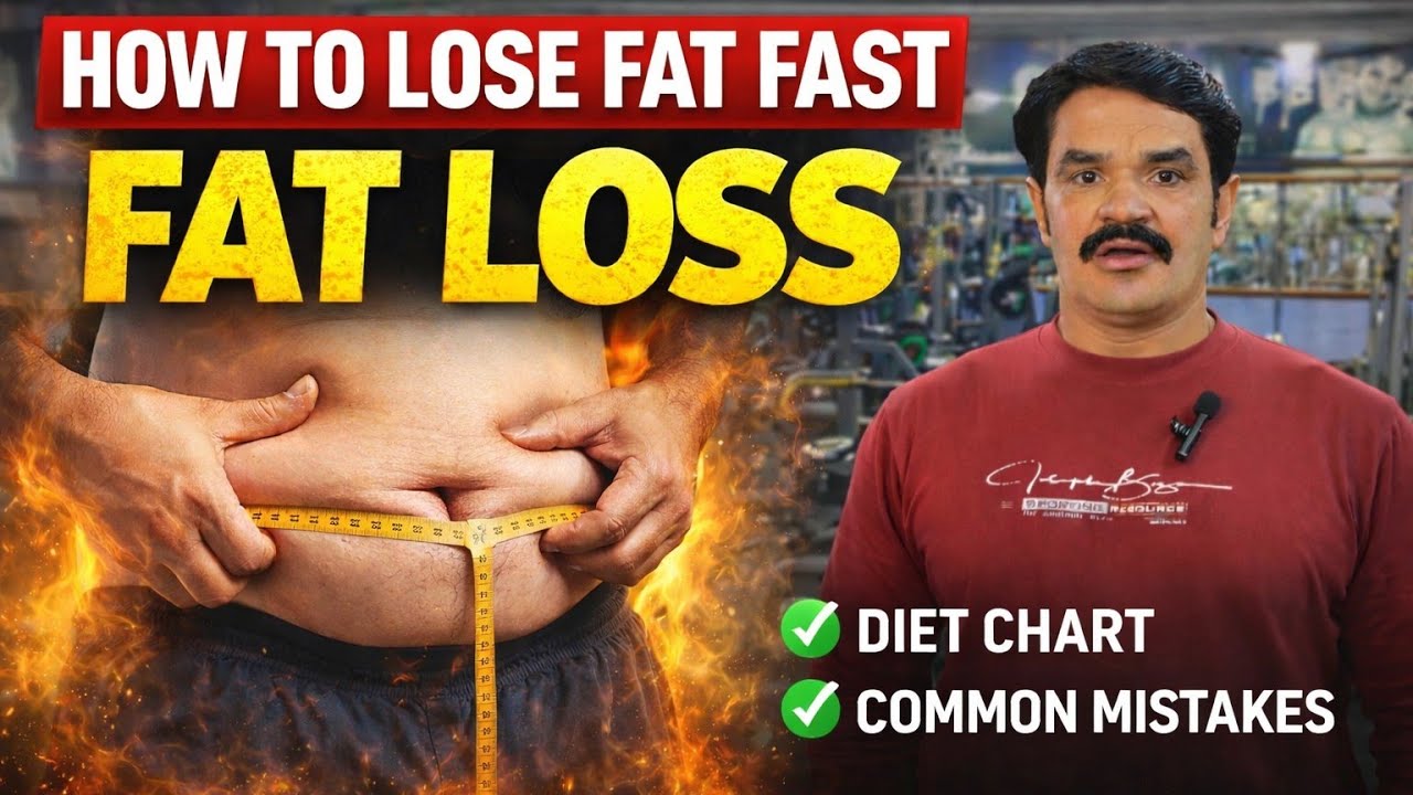 Diet Chart For Lose Fat Fast 🏋️‍♂️ | Jaldi Fat Kam Karne Ke liye Diet Chart | Vikas Choudhary 