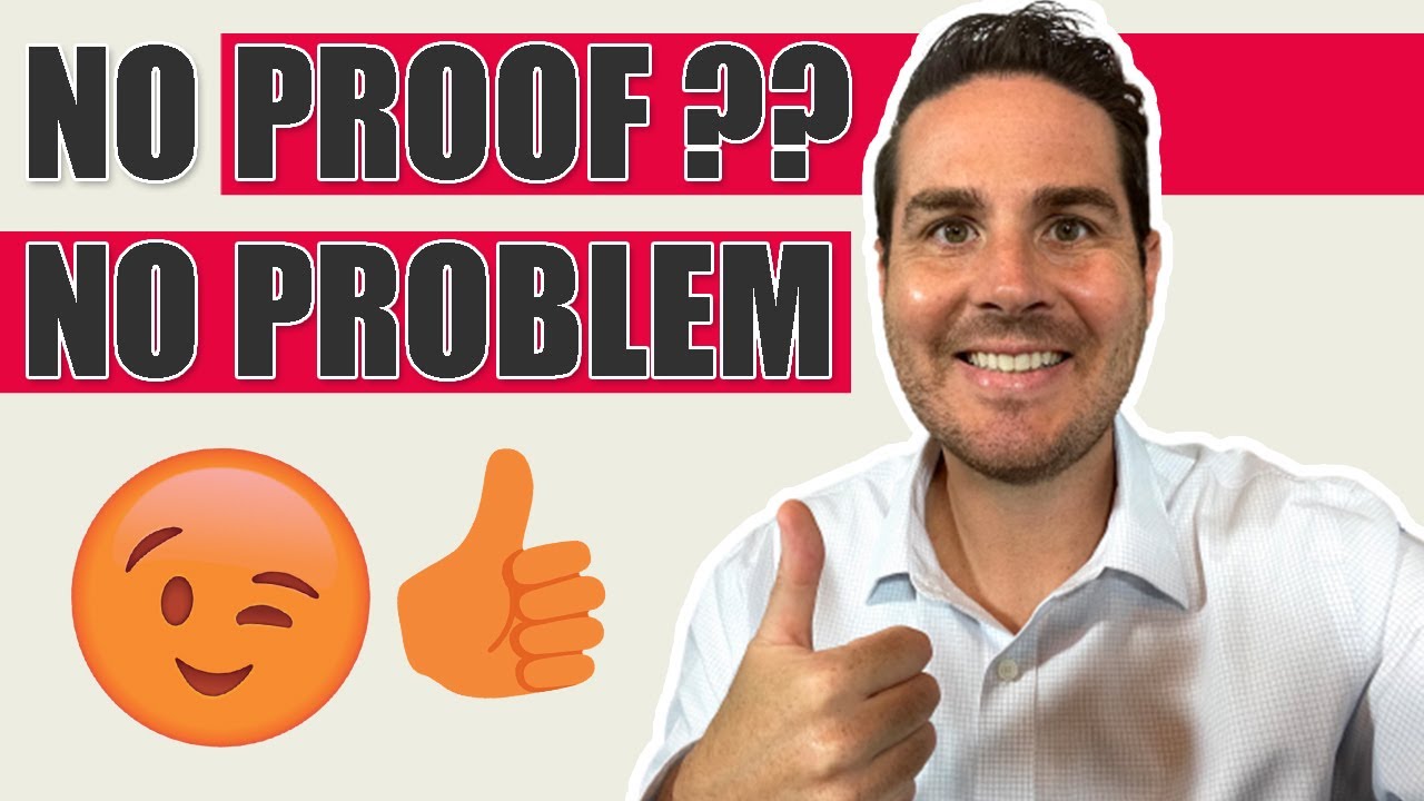 No proof? No problem.