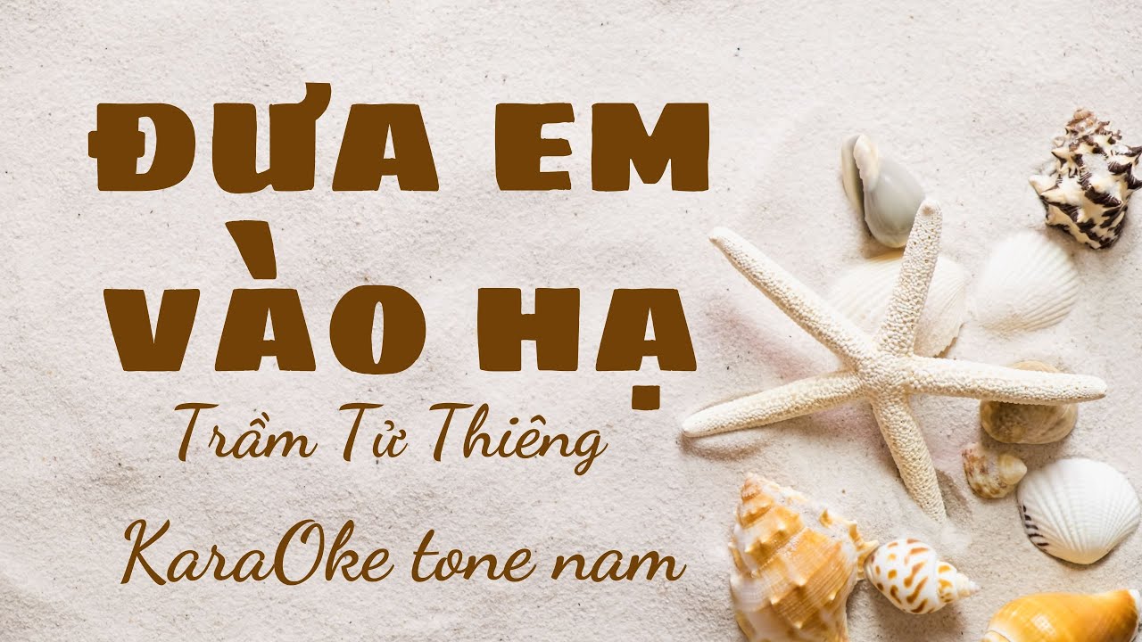Đưa em vào hạ | Karaoke tone nam | Cui bap music