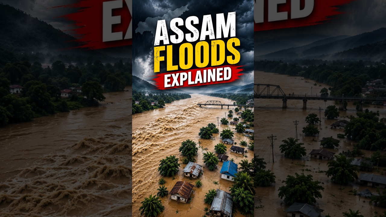 Why Does Assam Flood Every Year? 🌊  #assamflood #assamfloods #assam