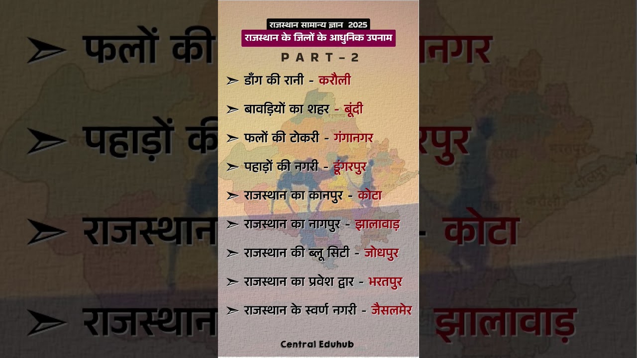 Rajasthan GK | BSTC 2025 / चतुर्थ श्रेणी कर्मचारी 2025 #चतुर्थ_श्रेणी_कर्मचारी #rajsthangk