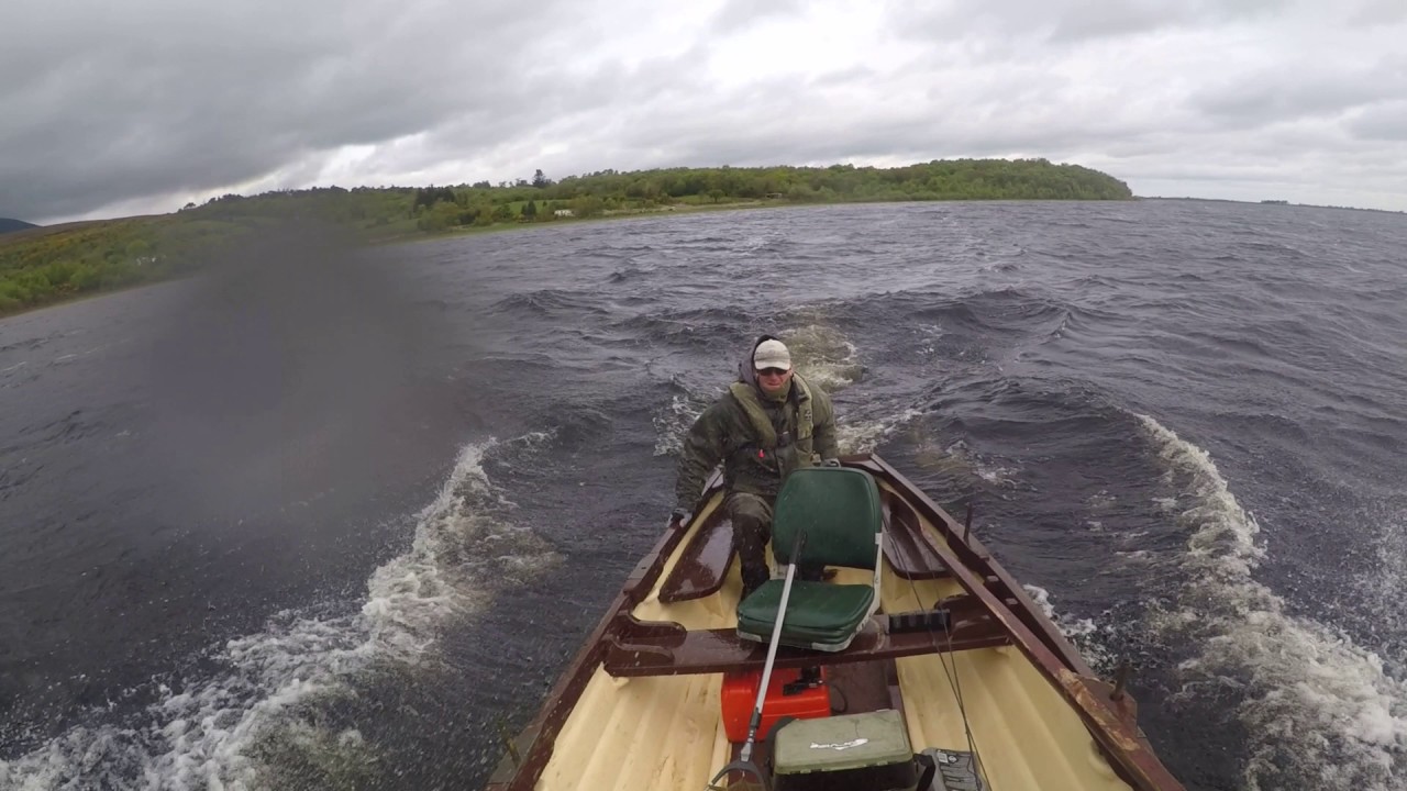 Rough day on lough Conn