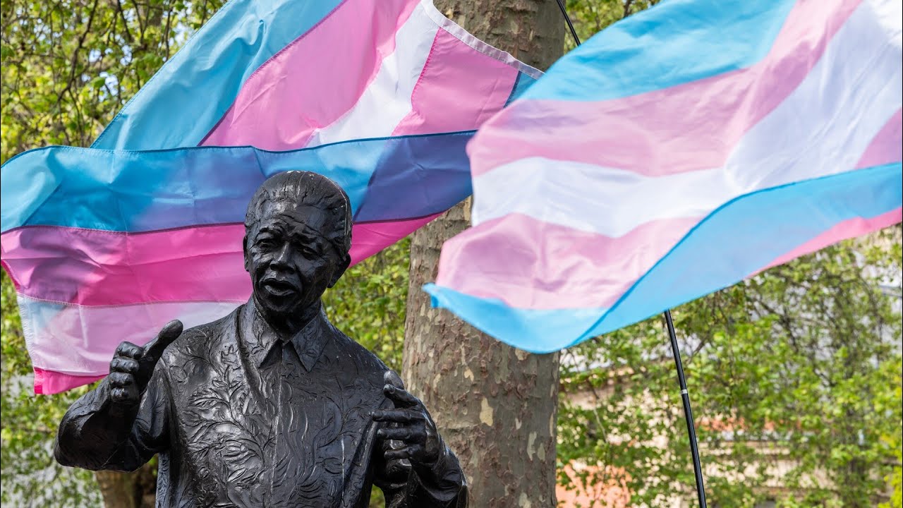 Statues damaged amid trans rights protests in UK