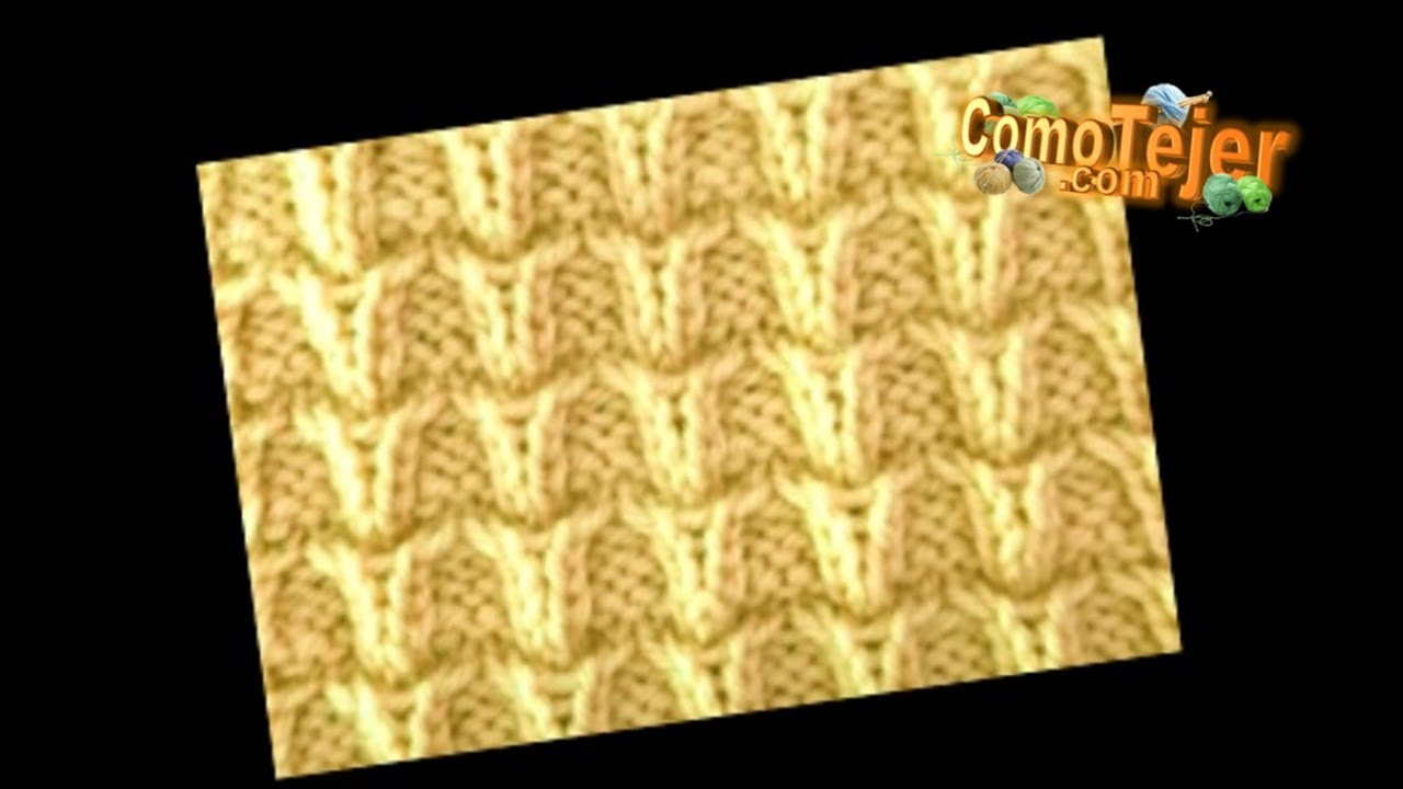 Puntada Fácil Para Suéter Chaleco Bufanda Colcha Paso a Paso 2 agujas, tricot, palillos (1036)