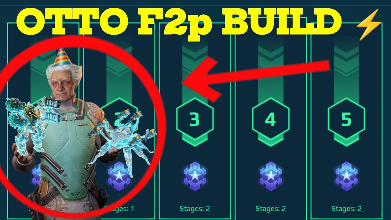 ULTIMATE OTTO BUILD ⚡FULL Stages & Best F2P Settings | War Robots