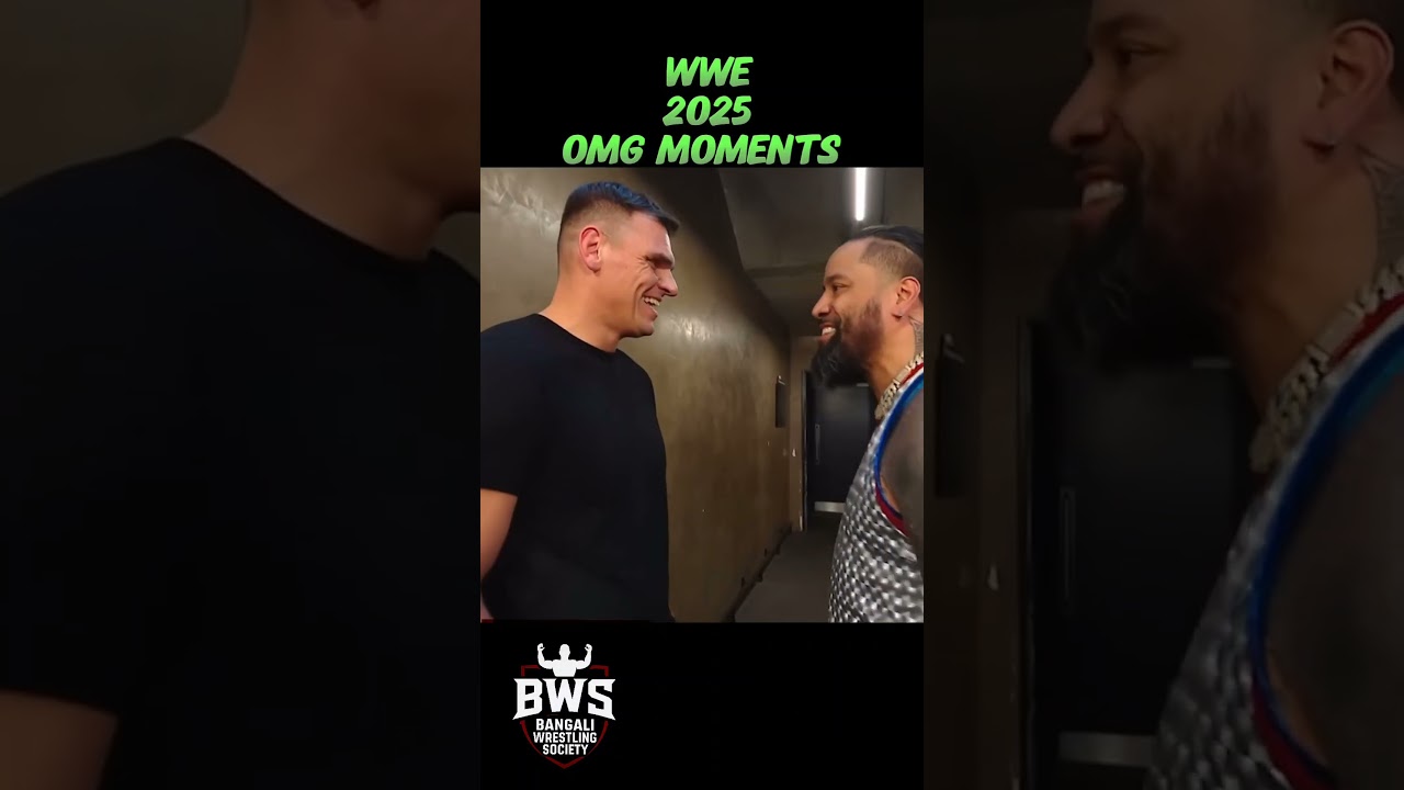 "Top 10 WWE 2025 OMG Moments | Most Shocking Wrestling Moments | Bangla Reaction" 