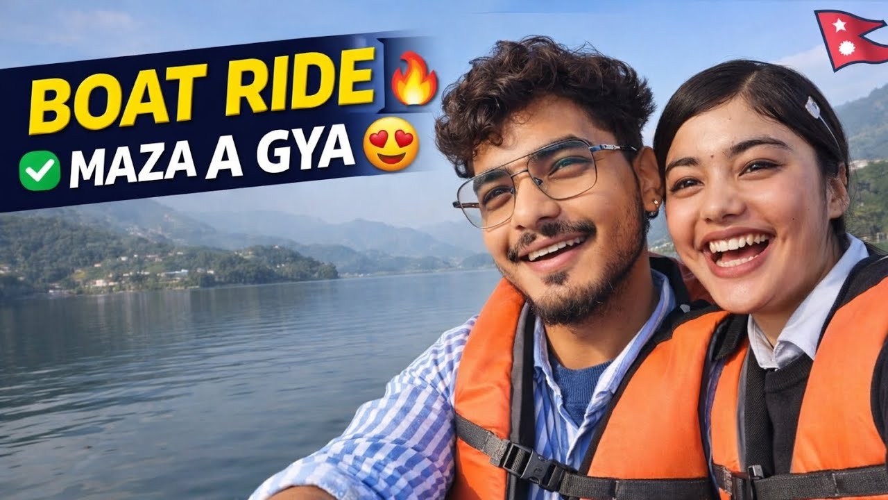 Pokhara Boating | Itna Peaceful Scene Maine Pehli Baar Dekha 🥺🏔️