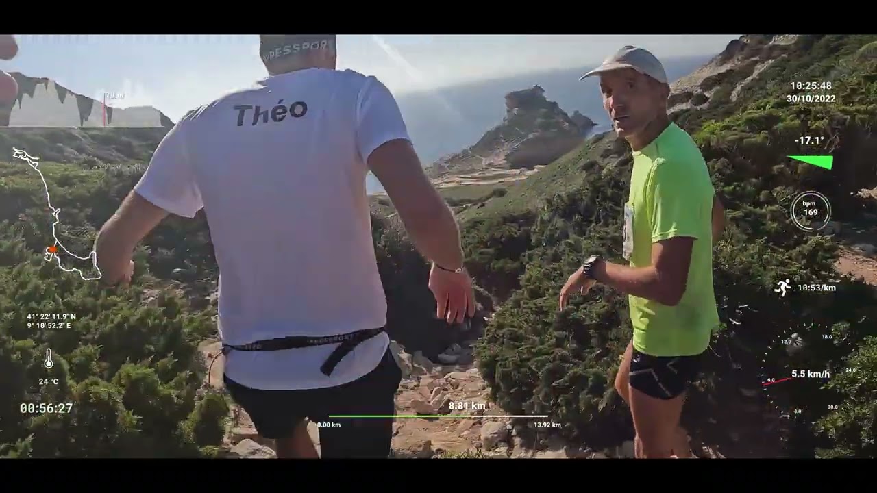 Bonifacio trail des falaises 30 octobre 2022