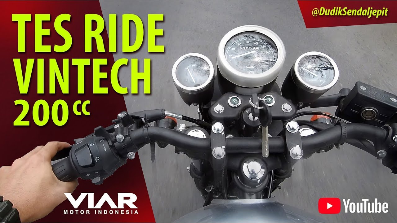 TEST RIDE VIAR VINTECH 200 cc