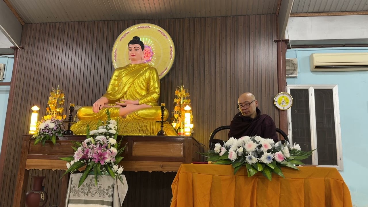 Buổi 1 (21/12/2025) Khoá Anapanasati- TV Phước Sơn | Sayadaw U Sila 