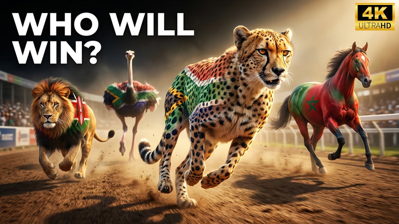 Ultimate ANIMAL RACE: Wild Africa vs Farm Animals! 🏁 Who is Faster?