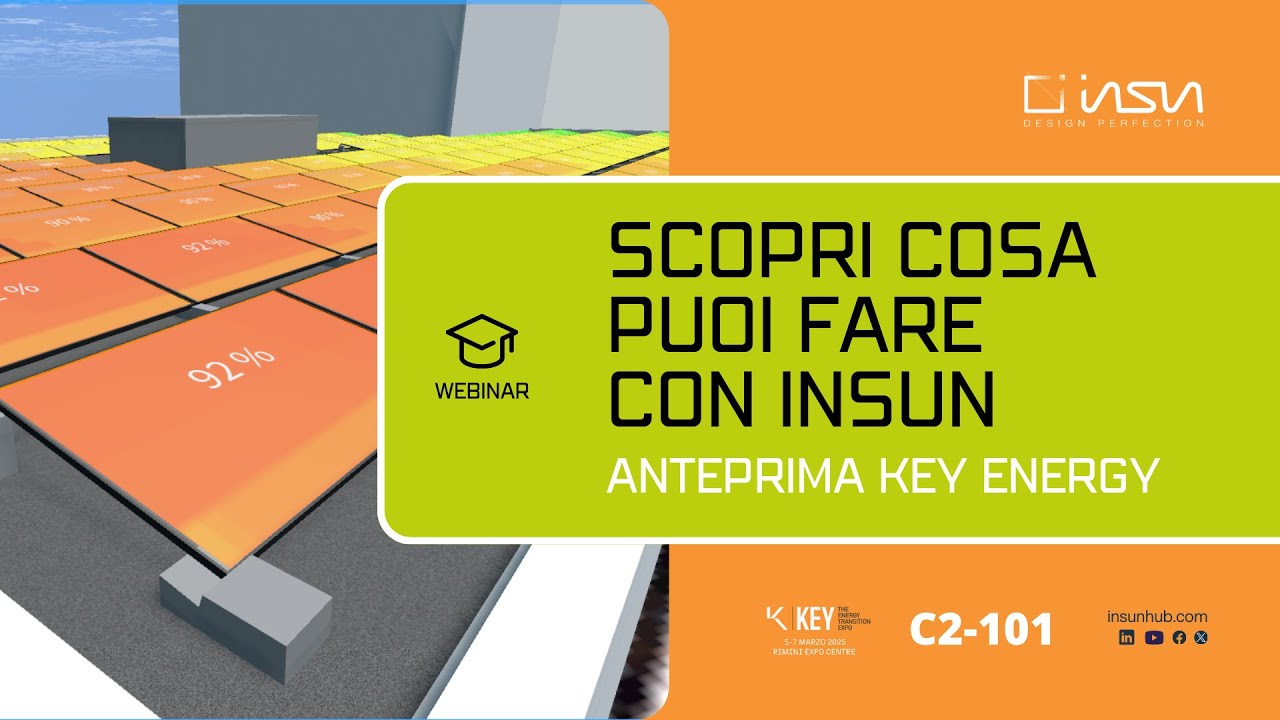 Scopri cosa puoi fare con inSun - Anteprima Key Energy