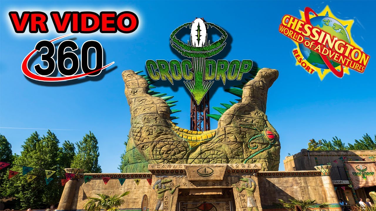 360 VR video of Crock Drop Chessington World of Adventures &ndash; POV &ndash;  Meta Quest 3 VR - Insta360 X3 VR