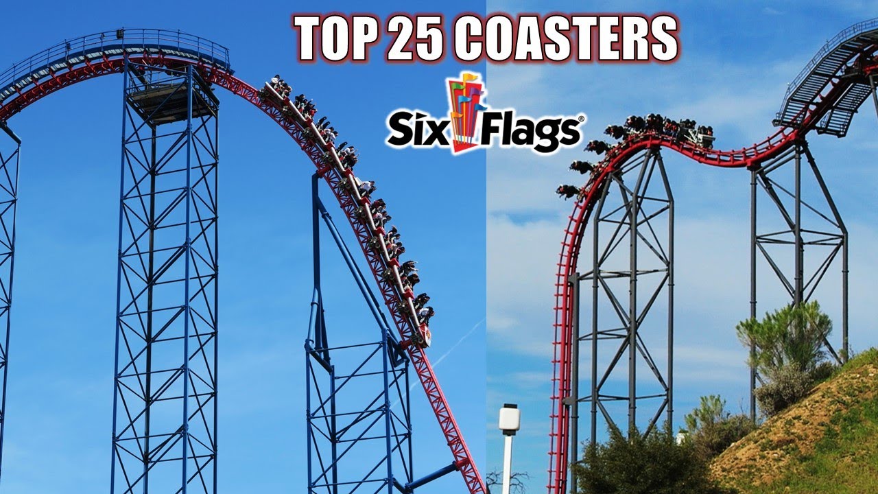Top 25 Roller Coasters at Six Flags (2023)