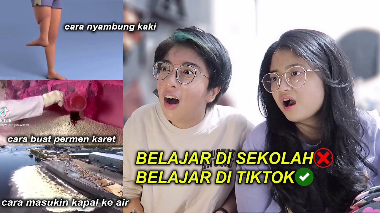 BELAJAR DI SEKOLAH ❌BELAJAR DI TIKTOK✅