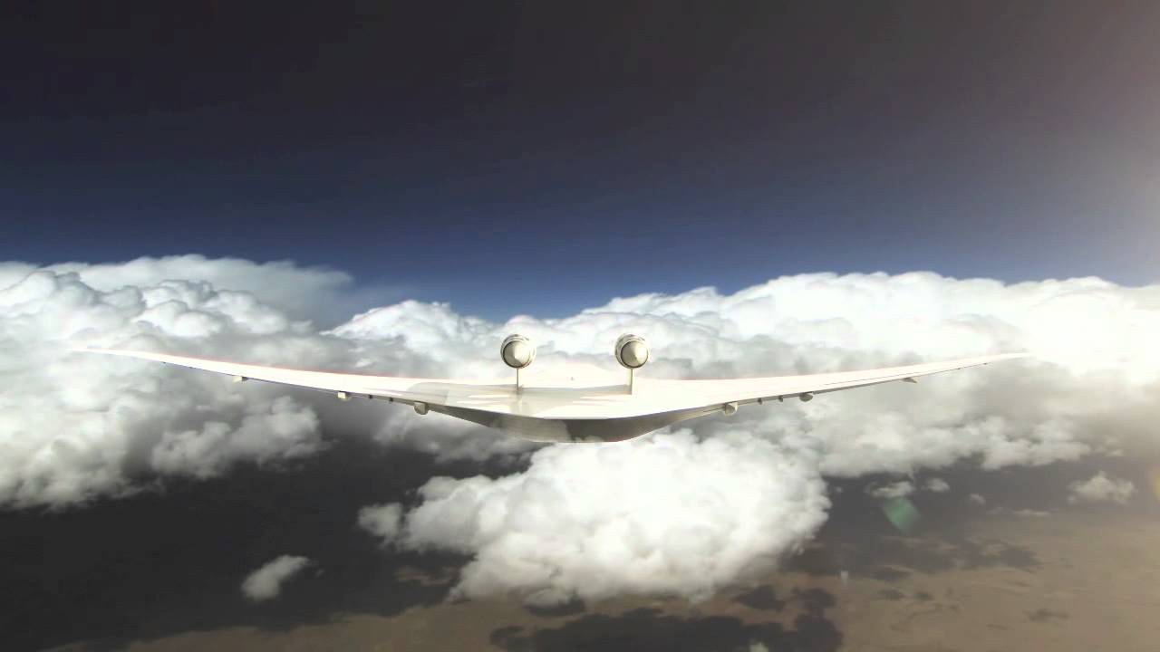 RAeS RS-001 blended wing body airliner, by Kaktus Digital