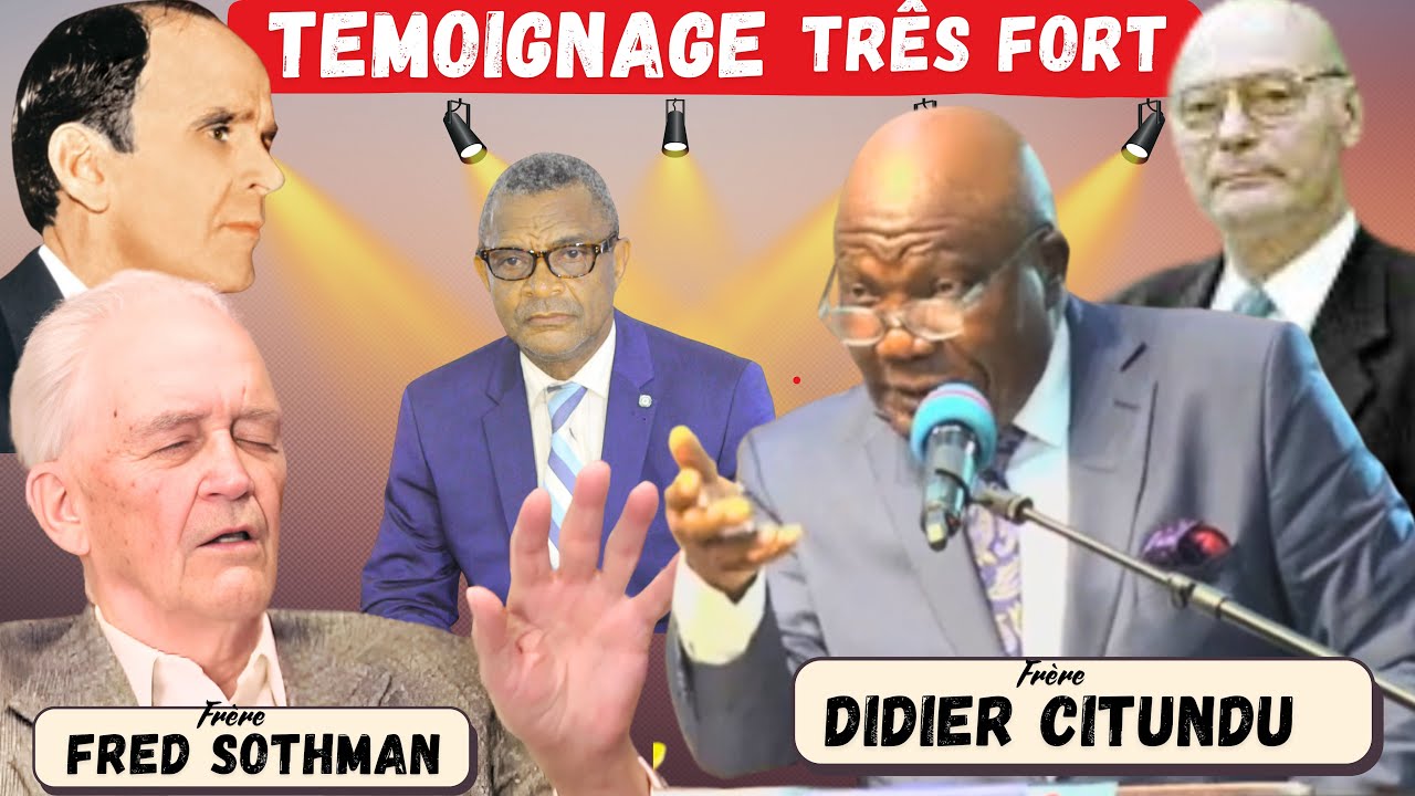 Temoignage tres fort Frère Didier Citundu. Frère Fred Sothman Ewald Franck William Marion Branham