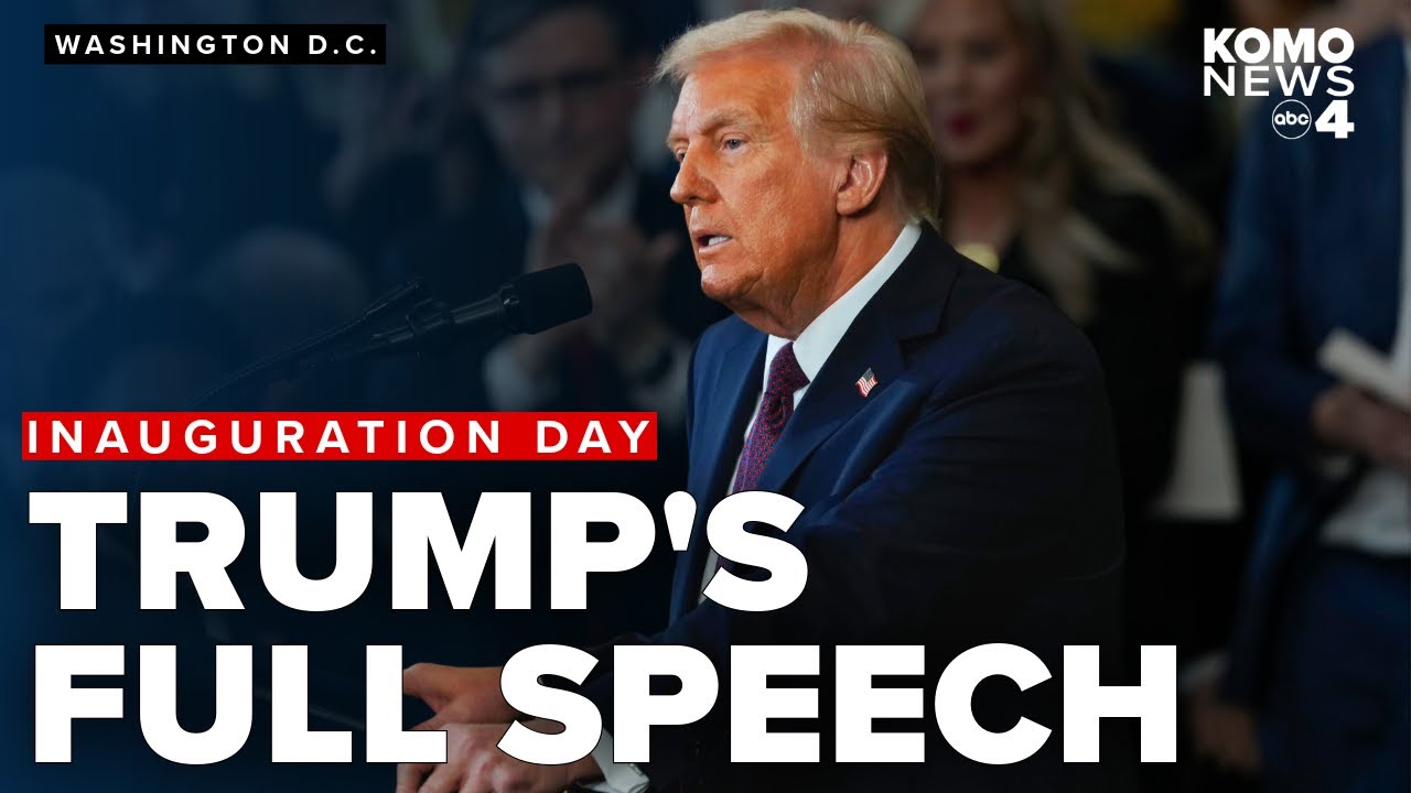 'Golden age of America': Donald Trump's full inauguration speech