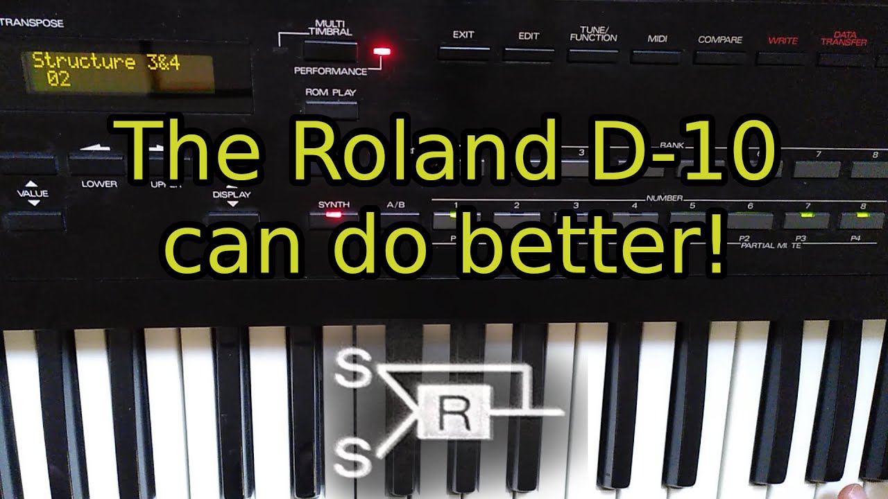 A Better Acoustic Piano for the Roland D-10/D-20