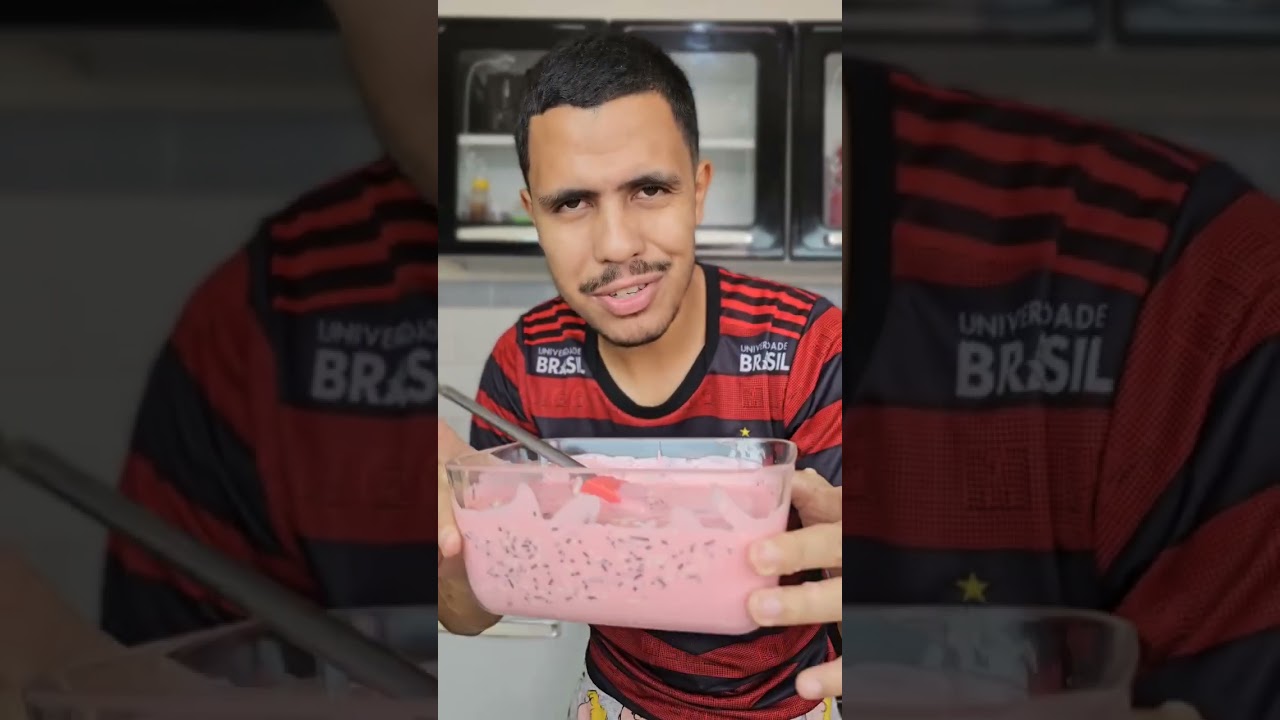 É só bater no liquidificador e pronto em poucos minutos