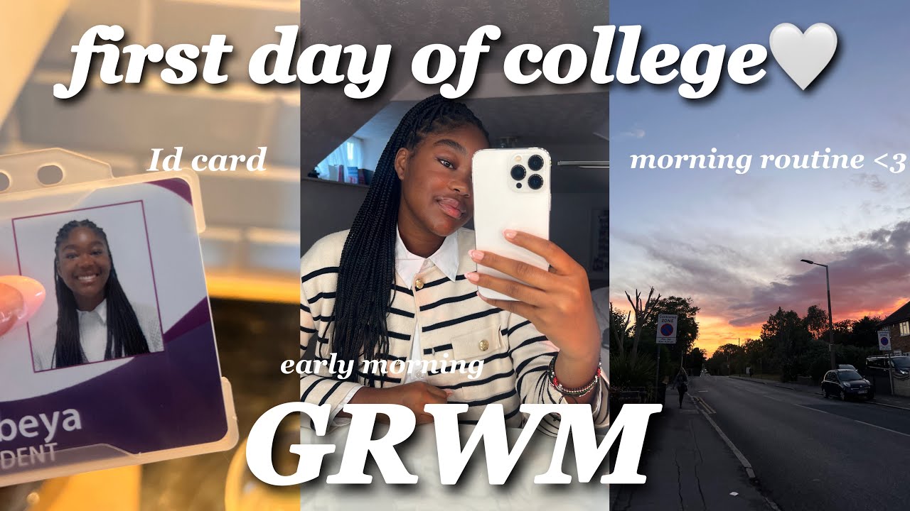 grwm for my first day of college | crystal malkia