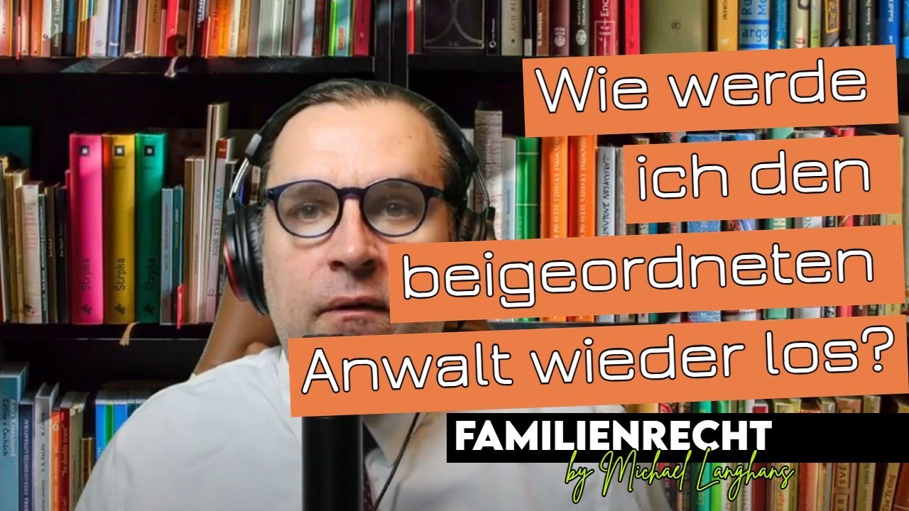 Wie werde ich den beigeordneten Anwalt wieder los (PKH/VKH)?