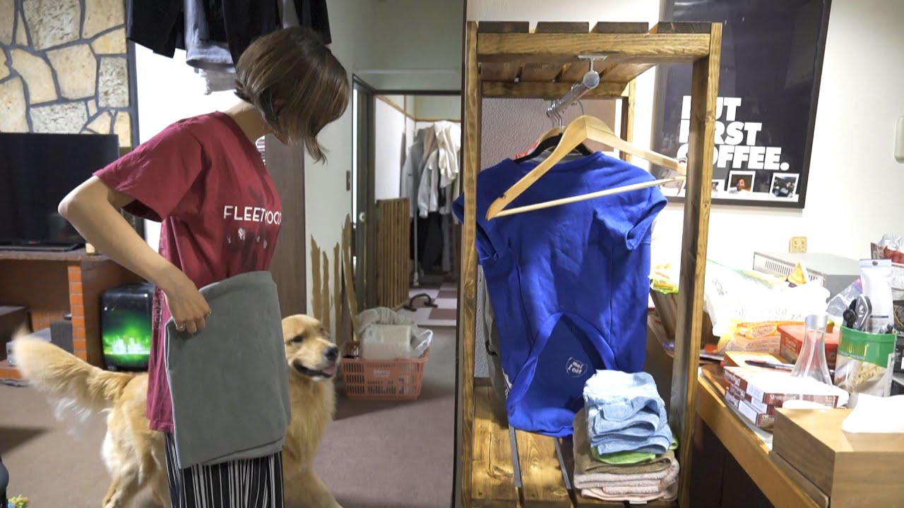 2×4材でシンプルなハンガーラックを作ってみた