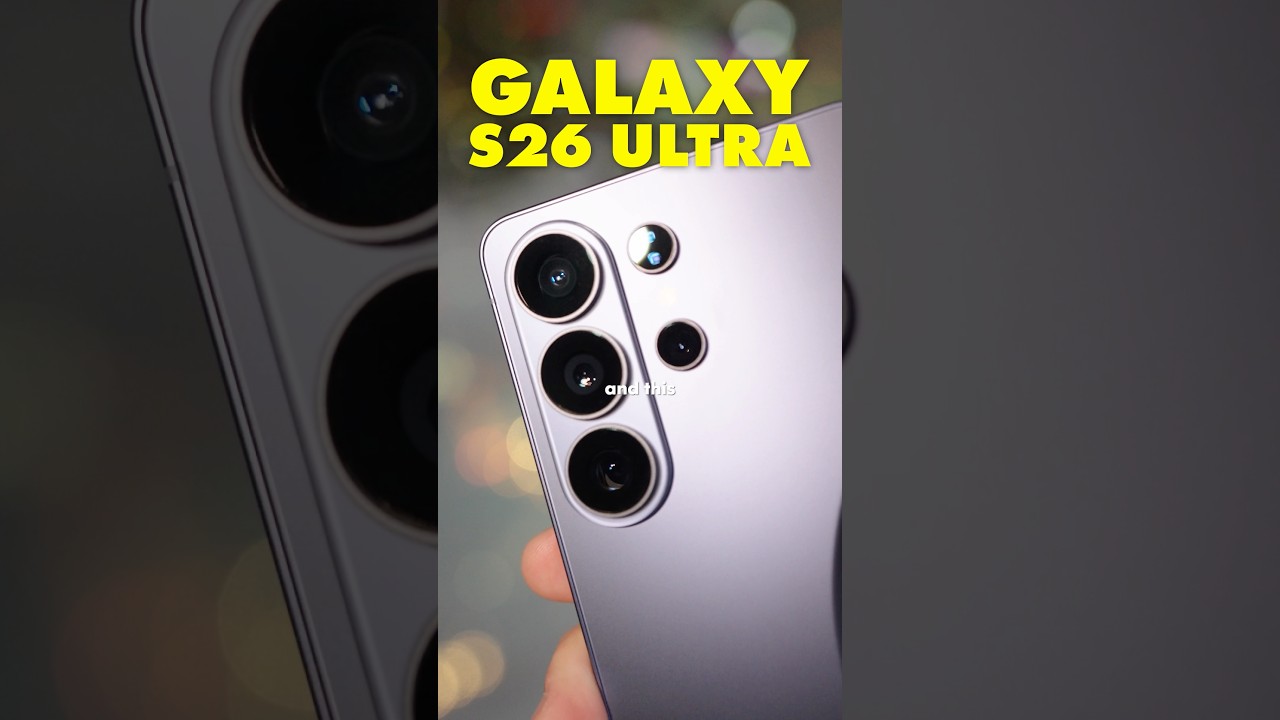 First look at the Samsung Galaxy S26 Ultra 🔥