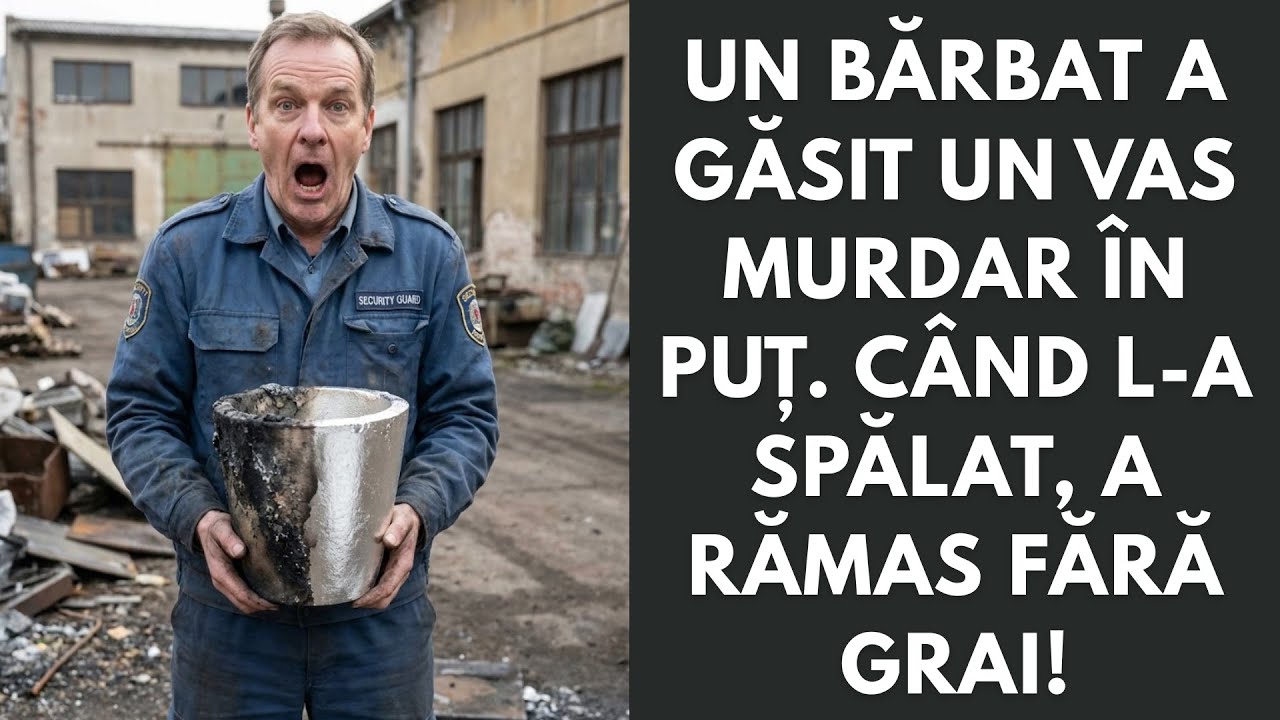 Un bărbat a găsit un vas murdar în puț. Când l-a spălat, a rămas fără grai!